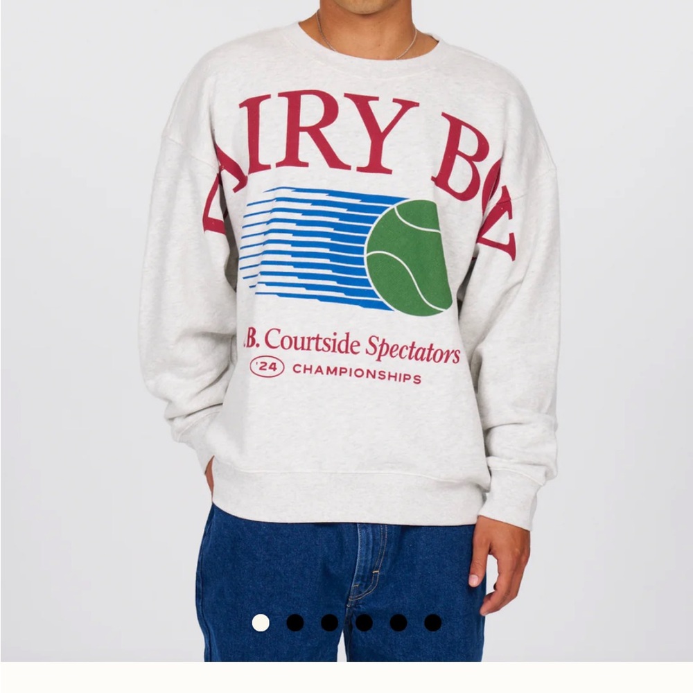 Dairy Boy Home Slam Crewneck - Crimson